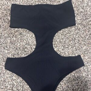 Dolls Kill Black Swimwear